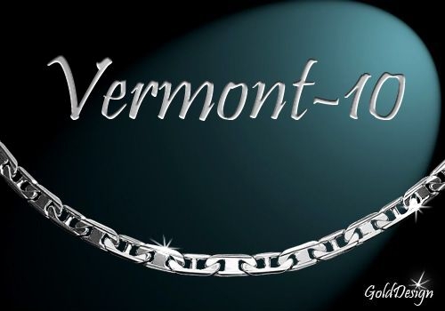 Vermont 10 - řetízek rhodium